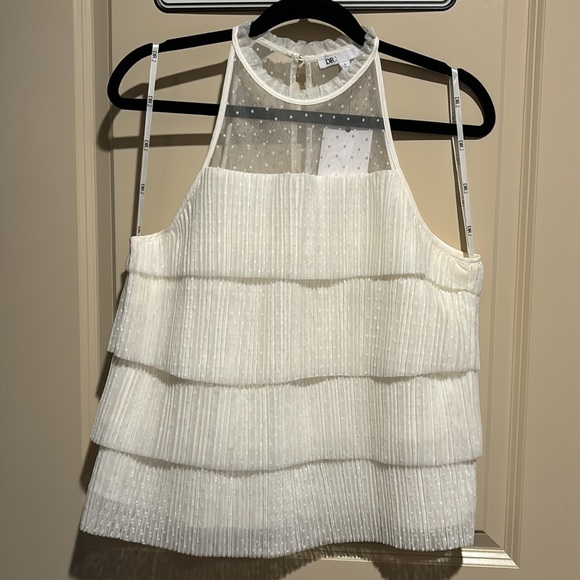 DR2 White Halter Top Size S - Picture 4 of 4